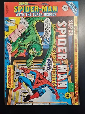 Buy Super Spider-man With The Super-heroes #195 Marvel Uk Weekly 1976 • 4.95£