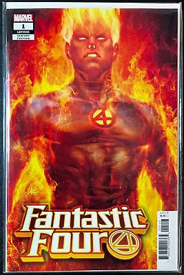 Buy Fantastic Four #1 (2018) Artgerm Human Torch Variant Cover NEAR MINT! • 6.37£