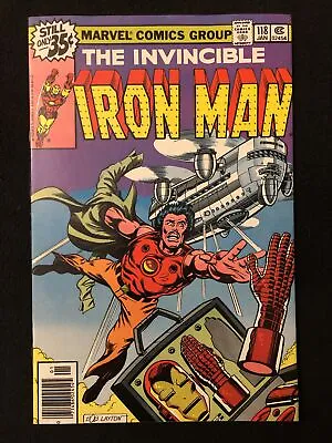 Buy Iron Man 118 7.5 8.0 Marvel 1979 Newsstand Key Issue 1st Jim Rhodes Mylite 2 Ij • 48.25£