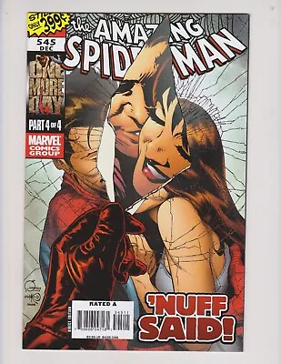 Buy Amazing Spiderman #545 Marvel 2008 One More Day Conclusion Jms Quesada • 14.22£