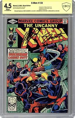 Buy Uncanny X-Men #133D CBCS 4.5 SS Claremont/ Shooter/ Salicurp 1980 22-1683AAD-040 • 117.59£