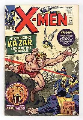 Buy Uncanny X-Men #10 VG- 3.5 1965 1st SA Ka-Zar • 231.18£