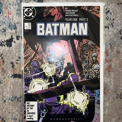 Buy Batman # 406 - Year One By Frank Miller Part 3 VF/NM Cond. • 7.91£