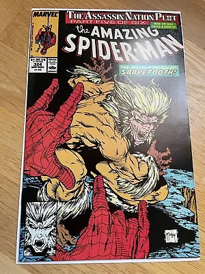 Buy The Amazing Spiderman #324 Mid November 1989 Sabretooth Marvel Comics Mcfarlane • 10.32£