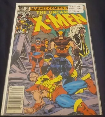 Buy The Uncanny X-Men #155  Dave Cockrum Art / 1st Appearance Brood Queen /Newsstand • 15.80£