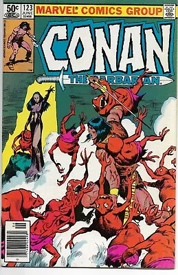 Buy Conan The Barbarian #123 - 1981 Marvel Comic  The Horror Beneath The Hills!  • 2.77£