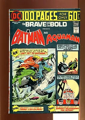 Buy Brave & The Bold #114 - Batman & Aquaman! (7.5/8.0) 1974 100 PAGES • 15.21£