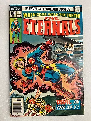 Buy Eternals #3 1st Appearance Sersi Jack Kirby Marvel 1976 Uk Variant • 44.99£