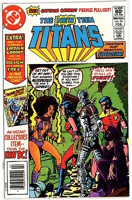 Buy New Teen Titans (1980) #16 NM 9.4 First Appearance Of Captain Carrot • 16.05£