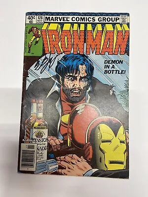 Buy Iron Man #128 - 1979 -  Demon In A Bottle  Newstand - VG - Signed By Bob Layton • 55.60£