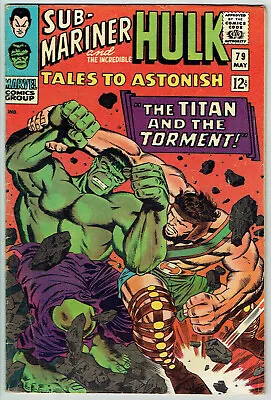 Buy TALES TO ASTONISH  79  VG+/4.5  -  Awesome Hulk Vs Hercules Cover! • 74.35£