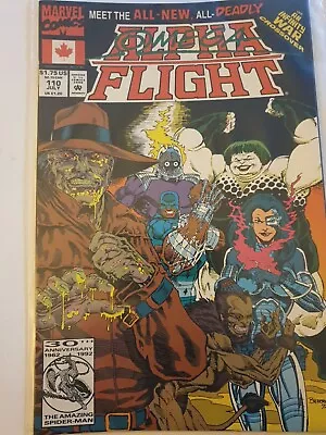 Buy Alpha Flight #110 Marvel Comics July 1992 NM +Bagged, Infinity War Crossover • 1.99£