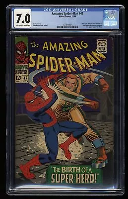 Buy Amazing Spider-Man #42 CGC FN/VF 7.0 1st Appearance Mary Jane Watson! Marvel • 292.10£
