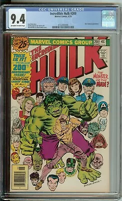 Buy Incredible Hulk #200 CGC 9.4 Marvel Comic 1976 Doc Samson • 130.08£