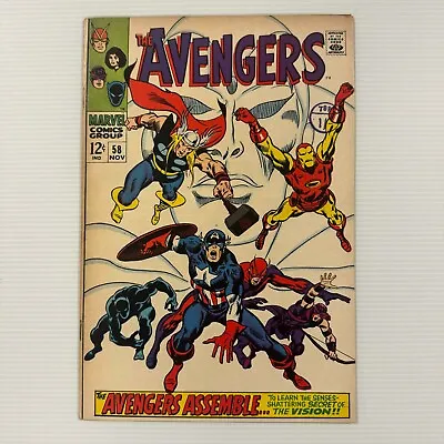 Buy Avengers #58 1968 FN Cent Copy Pence Stamp • 75£