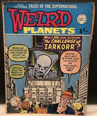 Buy WEIRD PLANETS #3 Comic Alan Class 1962 - 68 Pages UK Comic Silver Age Reader • 10£