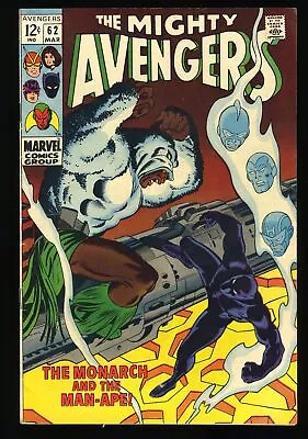 Buy Avengers #62 FN+ 6.5 1st Appearance Man-Ape! Black Panther! Marvel 1969 • 47.44£