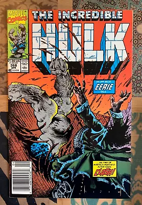 Buy The Incredible Hulk #368 - Apr 1990 - Vol.1 - Newsstand - Minor Key - (6628) • 6.80£