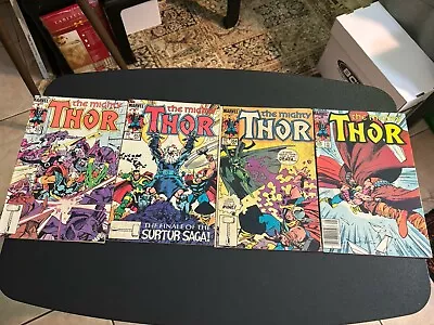 Buy Lot Of 4 The Mighty Thor Marvel Comics Issues #352-355 1985 • 12.05£