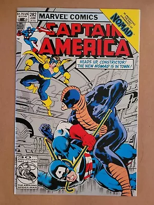 Buy Captain America 282 Second Print Hi-Grade Marvel Near Mint+ • 3.16£