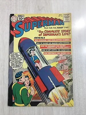 Buy Superman 146 Fn 1960 Complete Origin Story Classic Cover Otto Binder Story  Key • 140.61£