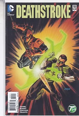 Buy Dc Comics Deathstroke Vol. 3 #10 Dec 2015 Green Lantern 75th Anniversary Variant • 4.99£