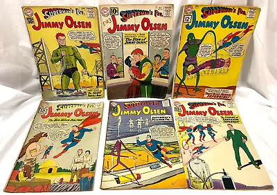 Buy Superman’s Pal Jimmy Olsen - #s 53, 56, 57, 58, 62, 63 - DC Comics - Silver Age • 23.99£