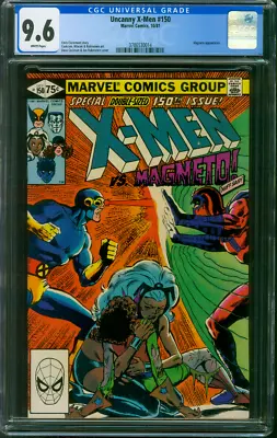 Buy X-Men 150 CGC 9.6 Dave Cockrum Art 10/1981 Magneto WP • 63.24£
