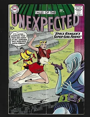 Buy Tales Of The Unexpected #56 FN- Space Ranger Myra Mason Gets Super Powers Sci-Fi • 23.19£