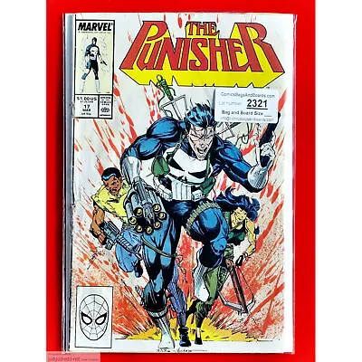 Buy Punisher # 17  The Punisher  1 Marvel Comic Book Bag And Board 1988 (Lot 2321 • 12.59£