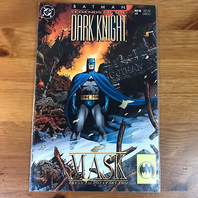 Buy Batman Legends Of The Dark Knight #40 Mask Part Two - Dec 92 - DC Comics  • 0.99£