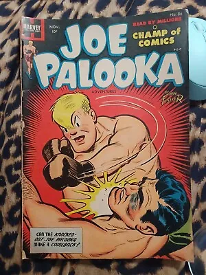 Buy JOE PALOOKA ADVENTURES Vol 1 # 86 HARVEY COMICS March 1954  • 14.88£