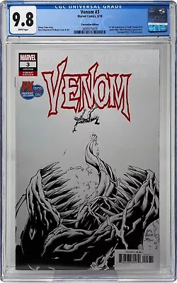 Buy Venom #3 CGC 9.8 🔥 SDCC Convention PX Previews 🔑 1st Appearance Of Knull 2018 • 103.26£