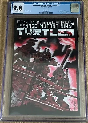 Buy BNG & ISH Exclusive Teenage Mutant Ninja Turtles Lenticular #1 TMNT CGC 9.8 • 104.95£