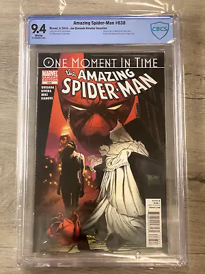 Buy MARVEL Amazing Spider-Man #638 Quesada 1:25 Variant Marvel Comics 2010 CBCS 9.4 • 79.62£