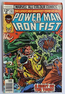 Buy Power Man And Iron Fist #51 - UK Variant Marvel Comics - June 1978 FN- 5.5 • 4.25£
