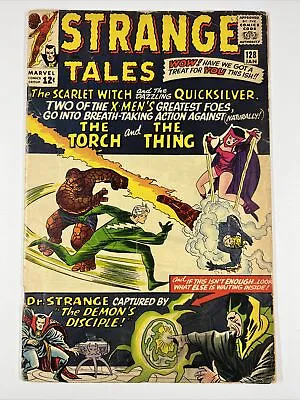Buy Strange Tales #128 (1965) Dr Strange Pin Up | Scarlet Witch | Marvel Comics • 39.57£
