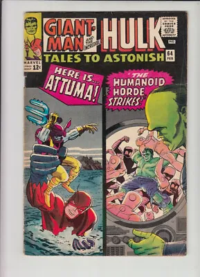 Buy Tales To Astonish #64 Vg+ *bright Cover Colors!! • 35.58£