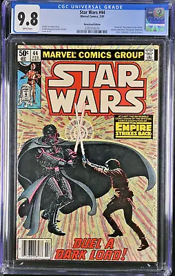 Buy 🔥 STAR WARS #44 CGC 9.8 WHITE PAGES 1981 *NEWSSTAND EDITION* 1st App. Of SLAVE • 319.01£