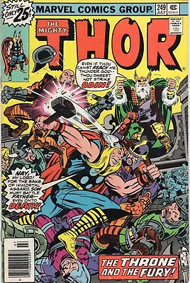 Buy Marvel Comics Thor Volume 1 Book #249 Mid Grade July 1976 • 1.98£