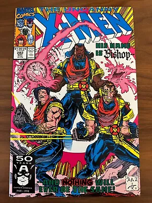 Buy X-Men #282 NM+ (9.6) WP Marvel 1991 Signed By John Byrne 1st App Of Bishop • 80.31£
