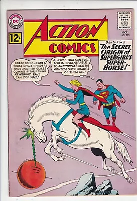 Buy Action Comics # 293 FN/VF (7.0) Superman. Supergirl. Comet. DC OW Pages • 54.37£
