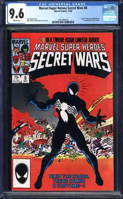 Buy Marvel Super Heroes Secret Wars #8 Cgc 9.6 White Pages // Symbiote Origin 1984 • 245.09£
