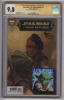 Buy Star Wars: The High Republic #5 CGC 9.8 Mark Morales Yoda Sketch Signature Serie • 199.88£