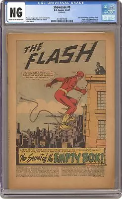 Buy Showcase (1956-1978) 8 CGC Coverless 3710814003 2nd App. Silver Age Flash • 328.18£