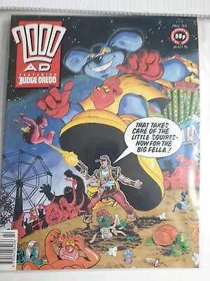 Buy 2000AD #753 Prog Comic - Nice NM Clean - 19 Oct 1991 Featuring Judge Dredd • 0.99£
