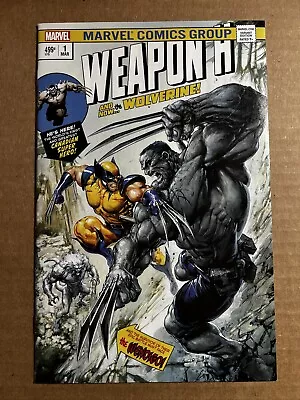 Buy Weapon H 1 Hulk 181 Homage Variant Clayton Crain Wolverine NM • 31.77£
