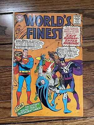 Buy Worlds Finest #155 1965-hitchcock-batman-superman Gd- • 7.91£