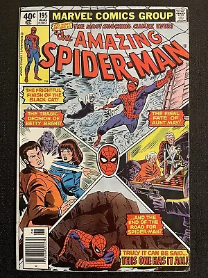 Buy Marvel Comics The Amazing Spider-Man #195. 2nd Appearance Of Black Cat 1979 • 14.52£