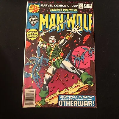 Buy Marvel Premiere 45 9.0 Man Wolf 1st Other Realm Vf Nm Wk1 • 45.03£